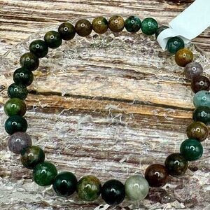 Indian Agate 6mm bracelet